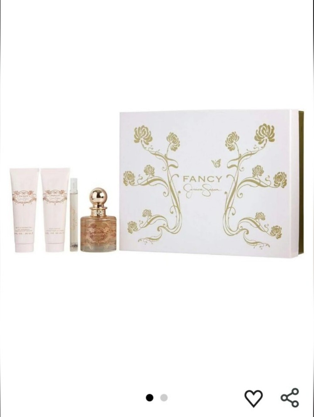 Jessica Simpson Fancy Gift Set — Pink & Gold Fragrance & Body Collection